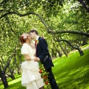 летнее свадебное фото в коломенском